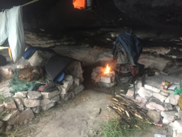Day 4 Campsite (Former Miner's Shelter)