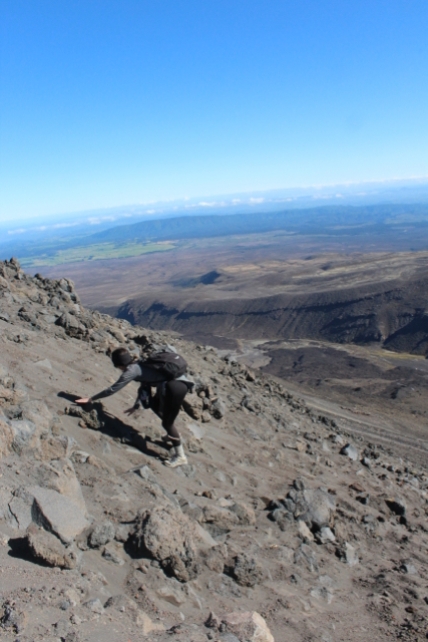 Tongariro Hike - Steep Hike Up "Mount Doom"