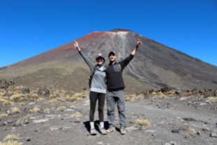 Tongariro Hike - Post-Hike Down From "Mount Doom"